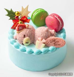 「クマちゃんのＨＡＰＰＹ　Ｘ’ｍａｓケーキ」のイメージ（ＪＲ東日本クロスステーション提供）