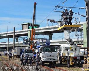 小倉総合車両センターで行われた訓練