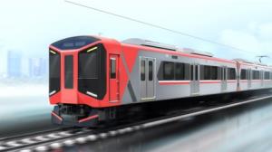 新型急行用車両３０００系（イメージパース）阪神電気鉄道提供