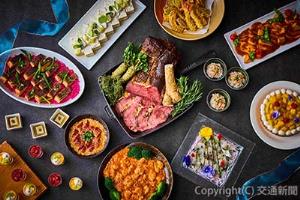 豪華なメニューがそろう「〈開業40周年記念〉ランチ＆グランドディナービュッフェ」のイメージ（ホテルメトロポリタン提供）