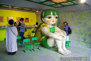女木島に暮らすたった１人の小学生をモデルにした小さなお店プロジェクト作「休校書店　メコチャン」（女木島名店街）