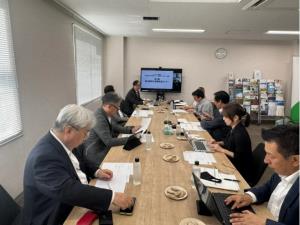 第1回の会議（観光経済新聞提供）
