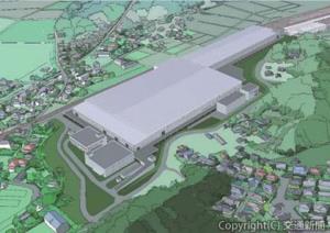 宗吾車両基地の新工場完成イメージ（京成電鉄提供） 