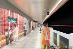 桜新町駅のリニューアルイメージ（東急電鉄提供）
