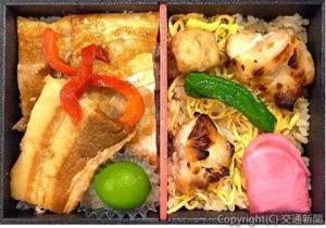 「ふくしま中通り　伊達鶏と麓山高原豚の旅弁当」（ＪＲ東日本提供）
