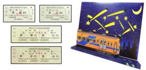 「令和7年7月7日記念乗車券セット」のイメージ（流鉄提供）