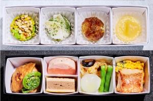 ㊤洋食㊦和食のイメージ（ＪＲ東日本提供）