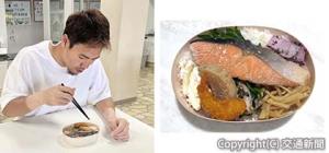 鈴木椋大選手（㊧）がプロデュースした弁当（㊨）を発売（ジェフユナイテッド提供）