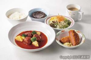 「プラントベース定食」夜定食（京王電鉄提供）