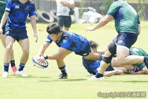 優勝したＪＲ西日本の試合の様子（ＪＲ西日本提供）