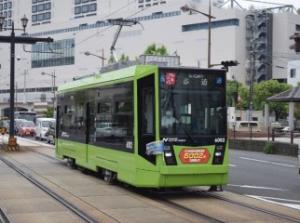 長崎電気軌道の路面電車（長崎電気軌道提供）
