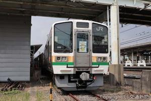 ２１１系電車＝馬橋駅＝（流鉄提供）