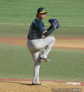 予選で見事なピッチングを披露した早坂投手