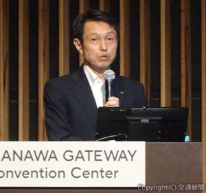 講演する池田副社長
