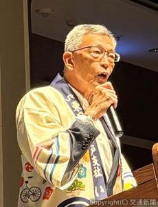 商談会でトップセールスを行う下山支社長（ＪＲ水戸支社提供）