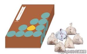 岐阜県中津川市名産の栗きんとん全11種類のセット＝イメージ＝（ＪＲ―Ｃｒｏｓｓ提供）
