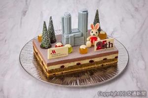 ホテル開業25周年記念ケーキ「ヘリテージ」＝イメージ＝（ジェイアール東海ホテルズ提供）