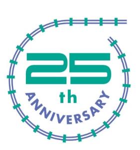 開業25周年のロゴマーク（埼玉高速鉄道提供）