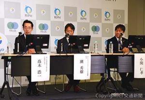 産学協創への期待を語る髙木副本部長（左）ら