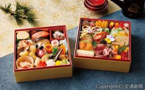 「壱の重」（左）と「弐の重」のイメージ（ＪＲ四国ホテルズ提供）