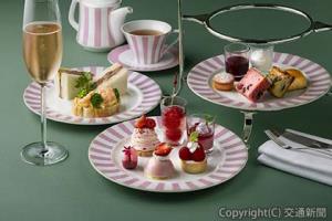 開業１１０周年記念ＰＩＮＫアフタヌーンティー（東京ステーションホテル提供） 