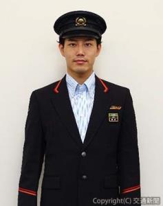 ノーネクタイで冬季制服着用のイメージ（東武鉄道提供）