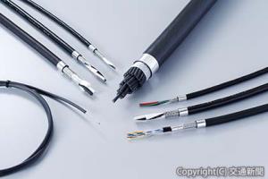 鉄道車両用の電線・ケーブルのイメージ（タツタ電線提供）