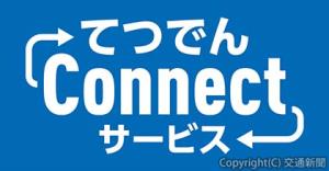 「てつでんＣｏｎｎｅｃｔサービス」のロゴ（てつでん提供）