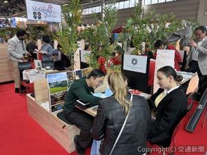 エージェントとのネットワークづくりへ、海外のＢｔоＢ商談会にも積極的に参加している＝ドイツ＝（ＪＲ九州提供）