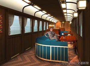 ４号車グランシートのイメージ（南海電気鉄道提供）