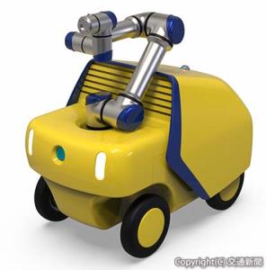 リニア設備検査ロボットの試作機「Ｍｉｎｅｒｖα」(提供：ＪＲ東海　デザイン：ｓｏｌｖｅ株式会社代表取締役・森澤有人)