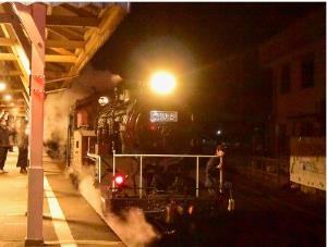 「年越しSL夜行列車」のイメージ（大井川鐵道提供）