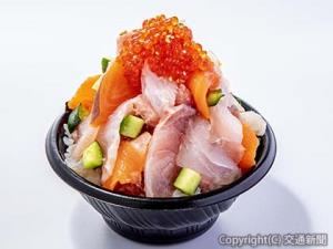 「つきじめし」（築地カイセンノドン）＝イメージ＝（ＪＲ―Ｃｒｏｓｓ提供）