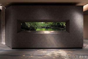 横浜駅「ＳＯＵＴＨ　ＣＯＵＲＴ」に設置する「映像と音の技術で演出された新たなウェルビーイング空間」=イメージ=（ＪＲ東日本提供）