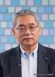 メッセージを伝える倉坂社長（ＪＲ西日本提供）