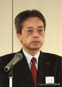 年頭訓示を行う古宮社長