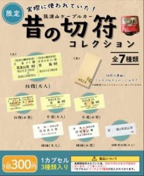 交通新聞 電子版｜筑波観光鉄道 開業100周年記念ガシャポン発売 「昔の