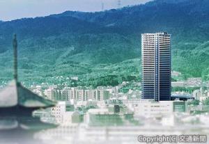 「Ｊ．ＧＲＡＮ　ＴＯＷＥＲ　京都向日町」の外観イメージ（ＪＲ西日本不動産開発提供）