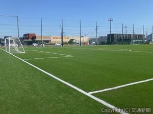千葉県船橋市内に開設された専用グラウンド（ジェフ千葉提供）