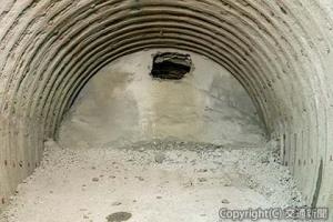 貫通した二ツ森トンネル＝鉄道・運輸機構提供＝（鉄道・運輸機構提供） 