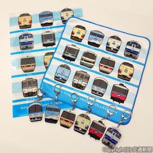 「シュプール号」の充当車両をモチーフにしたオリジナルグッズ（ＪＲ東海リテイリング・プラス提供）