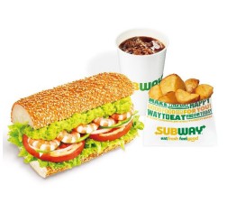 「サブウェイ」商品イメージ（福岡市交通局提供）
