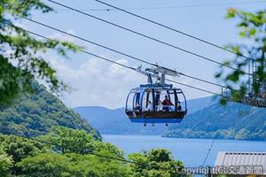 オープンエアー型ゴンドラ「ＲＯＰＥＳＴＥＲ（ロープスター）」のイメージ（小田急箱根提供）