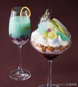 「北海道新幹線シメパフェセット」（ＪＲ北海道ホテルズ提供）