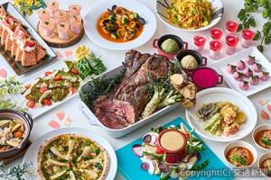 彩り豊かな料理が並ぶ「Spring Festival Buffet」のイメージ（ホテルメトロポリタン提供）