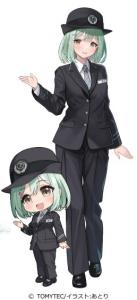 鉄道むすめ「村上とよか」Ⓒ TOMYTEC/イラスト:あとり