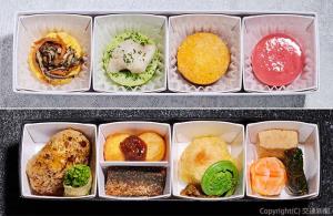 春メニューの洋食と和食のイメージ（ＪＲ東日本提供）