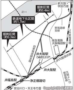 東海道線支線地下化事業に伴い、同支線を走る貨物列車も地下区間を走行することになった