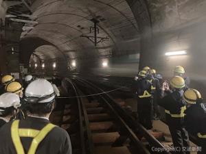 吉岡定点からの走行列車見学のイメージ（JR北海道提供）