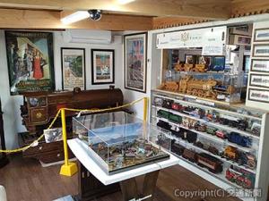 「Ｋトレインワールド」で展示されている欧州関連の展示